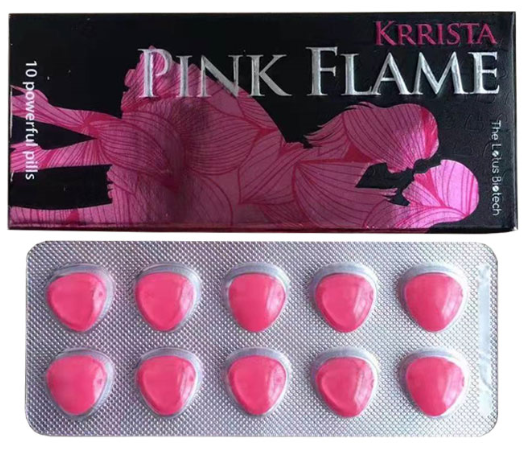 印度代购凯瑞红色火焰双效片（超级巅峰希爱力）Krrista Pink Flame 50+100mg